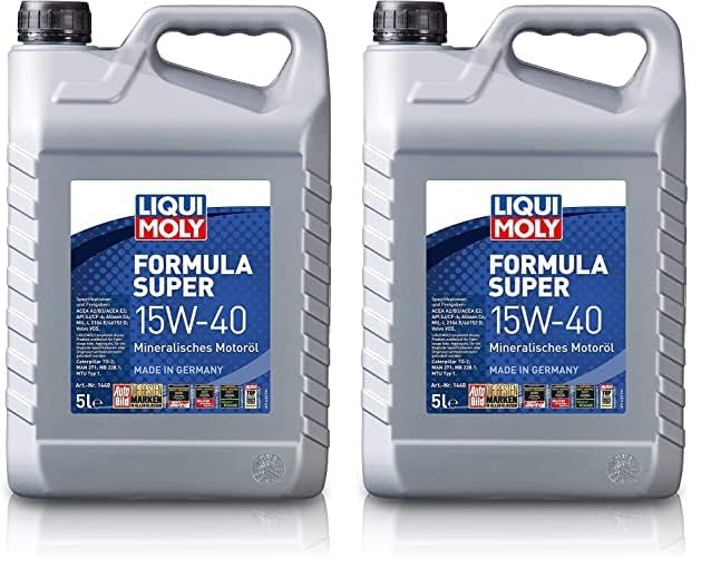 LIQUI MOLY Formula Super 15W-40 | 5 L | minerālais motoru eļļa | Art.-Nr.: 1440 (iepakojums ar 2)