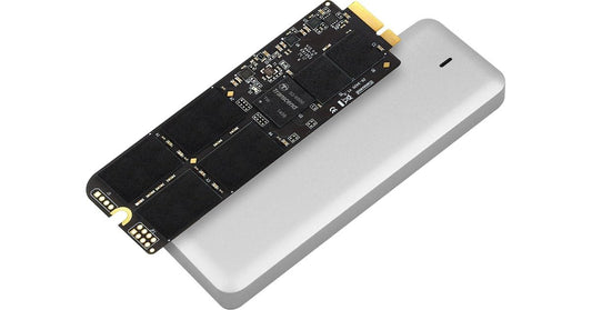 Transcend 240GB JetDrive 720 SSD - SATA III 6Gb/s upgrade kit for Mac, high-speed storage solution.