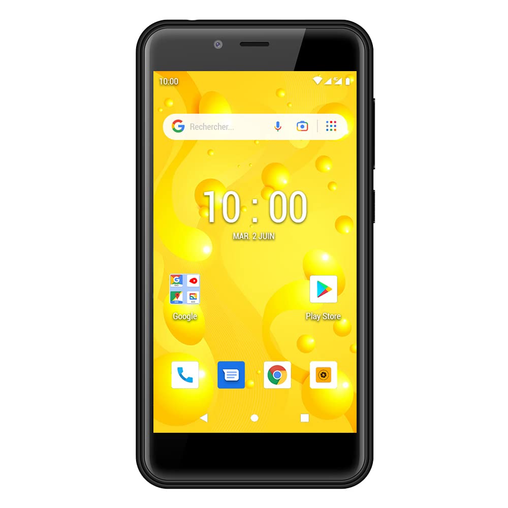 Konrow Soft 5-4G - 5'' display, 8GB storage (expandable to 64GB), dual SIM, 5MP rear, 2MP front camera, Android 11, black.