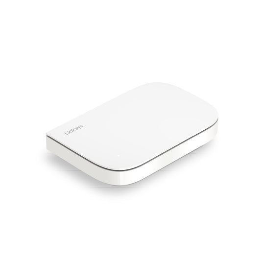 Linksys Velop Micro 6 divjoslas Mesh WiFi 6 maršrutētājs – bezvadu maršrutētājs ar līdz 3 Gbit/s ātrumu 186 m² platībā un 150+ ierīcēm – aizstāj interneta maršrutētāju un extender, 1 gab. iepakojumā