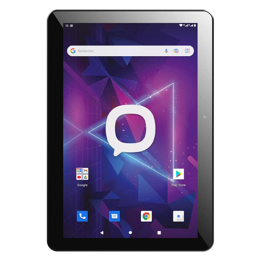 Konrow - K Tab 1005 - Planšetdators ar skārienekrānu Dual SIM 4G & WiFi - Displejs 10.1'', Iekšējā atmiņa 32 GB, paplašināms ar Micro SD līdz 128 GB, 2 kameras ar 8 & 5 Mpx - Android 11 GB - Melns