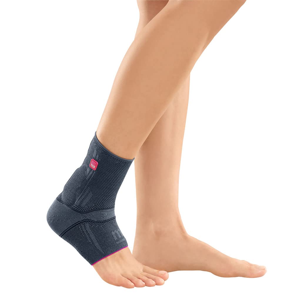 Ahileja cīpslas bandāža medi Achimed unisex – potītes bandāža papēža atslodzei – pēdas bandāža abpusēji lietojama ar komforta adījumu un atslodzes zonu – sudraba / 4. izmērs