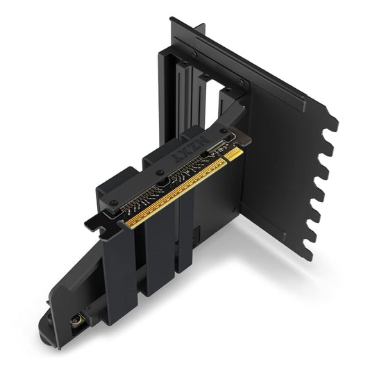 NZXT vertikālās GPU montāžas komplekts - 175 mm PCIe 4.0x16 risera kabelis, izturīgs tērauda turētājs, saderīgs ar H5, H7, H9.