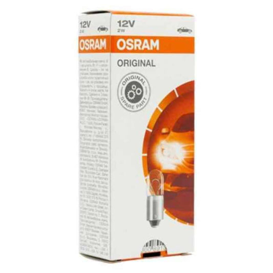 OSRAM automobiļu spuldze T2W 12V balta 2 vati Ref: 3796