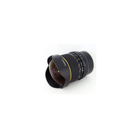 Rokinon FE8M-NEX 8mm f/3.5 zivju acs objektīvs Sony E-mount kamerām (NEX un VG10), Melns