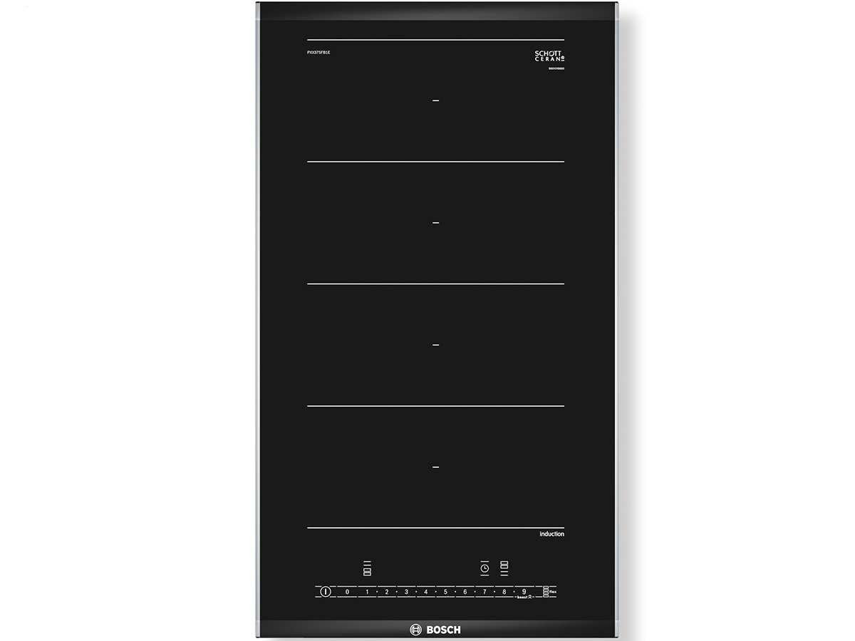 Bosch PXX375FB1E Sērija 6 Plīts virsmas, elektriskās, iebūvējamās, 30,6 cm, stikla keramikas
