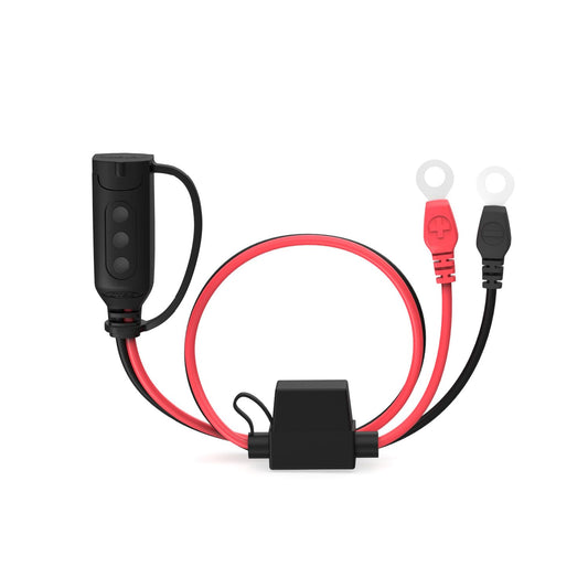 Akumulatora indikators CTEK Indicator Eyelet M6, LED uzlādes līmeņa indikācija, 6 mm cilpa, pastāvīgs savienojums grūti aizsniedzamiem akumulatoriem, 12 V svina-skābes akumulatoriem un CTEK lādētājiem līdz 10 A