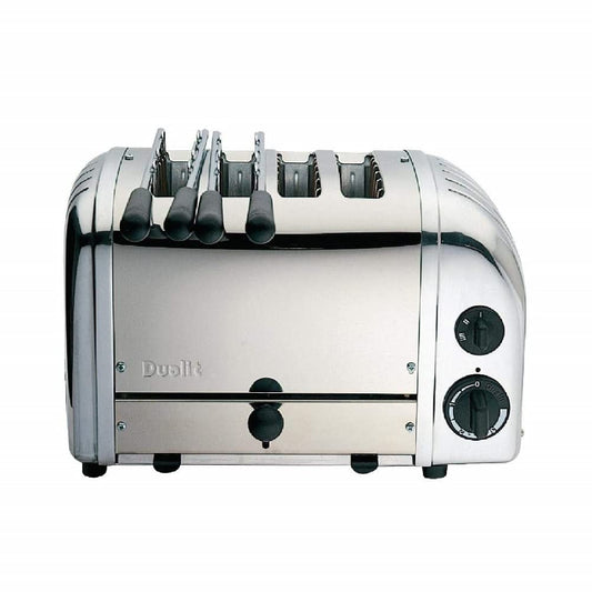 Dualit Kombi-Toaster 42174 nerūsējošā tērauda 4 sloti, 2,2 kW/230V | 4 sloti | nerūsējošais tērauds | 80 šķēles stundā, L139