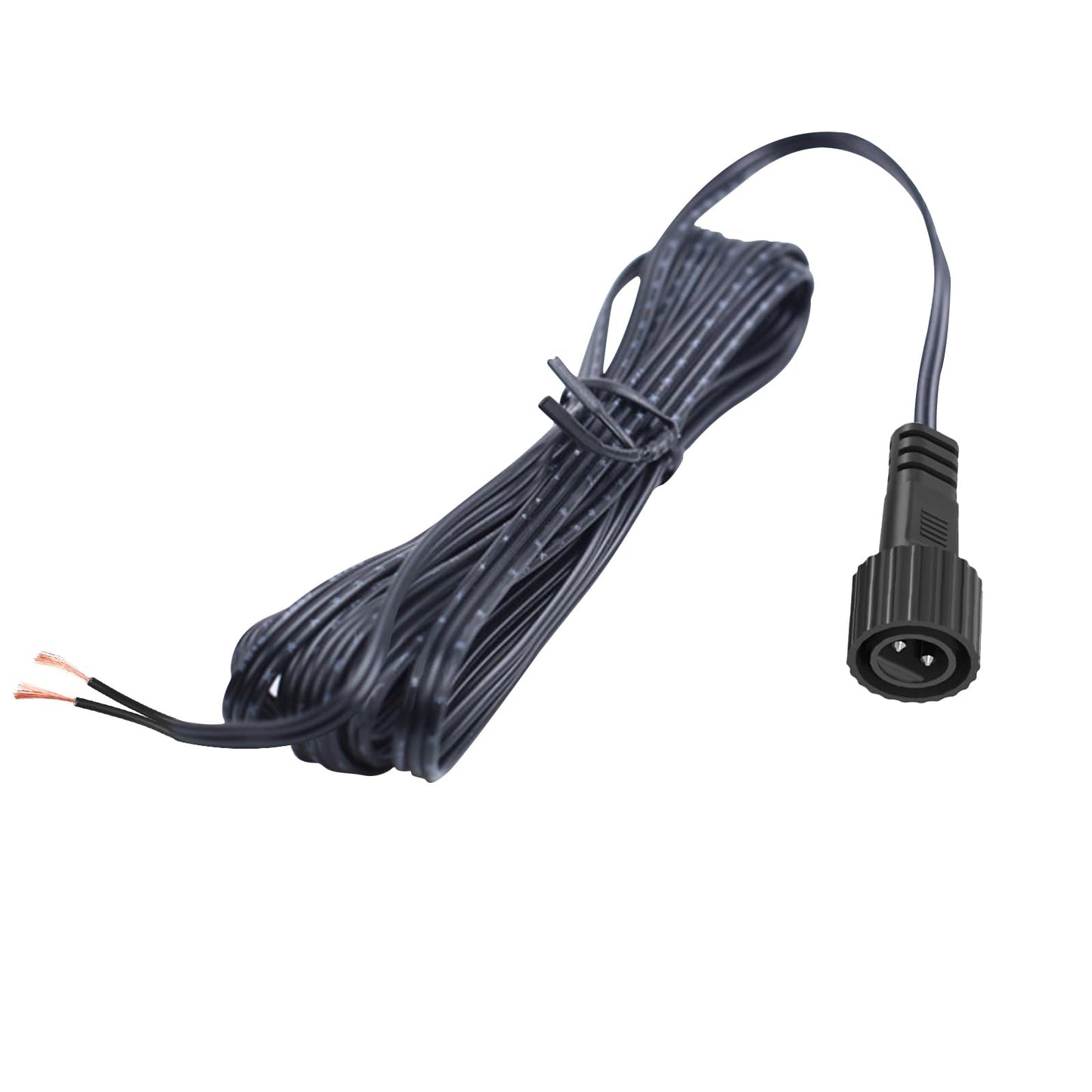 3M LED barošanas kabelis CZJUTAI LED jaudas transformatoriem, 2 kontaktu ūdensizturīgs DC spraudnis [LE04]