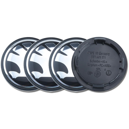 Riteņu centra vāciņi auto, 4 gab. ABS OEM disku centra vāciņi, sudrabs 56mm