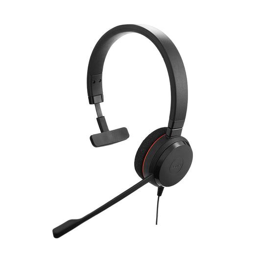 Jabra Evolve 20 MS Mono USB-C - Noise-canceling headset with USB-C connectivity and comfortable design for clear calls.