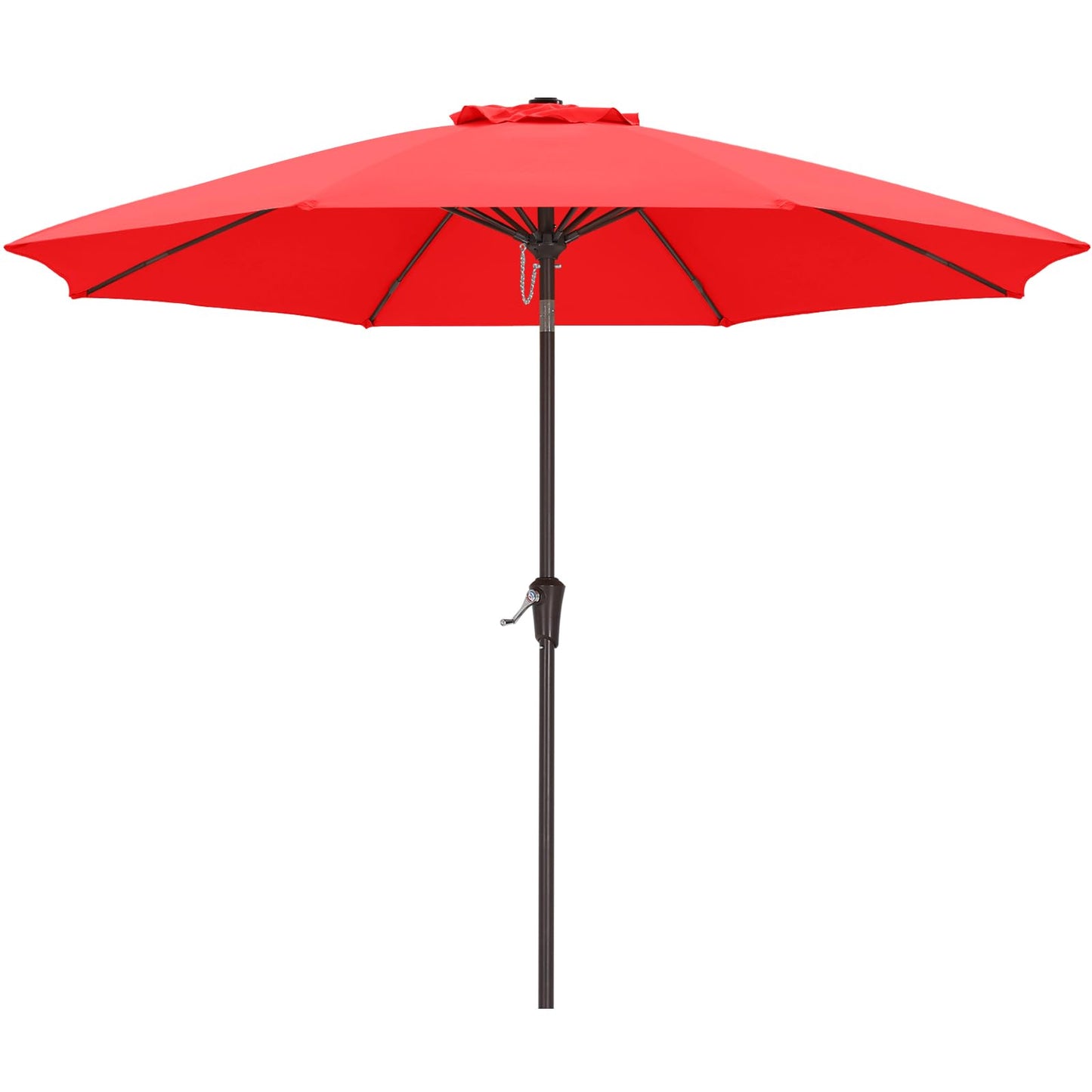 Saulessargs ABCCANOPY, ūdensizturīgs, UV50+, ar kloķi, sarkans, 270cm