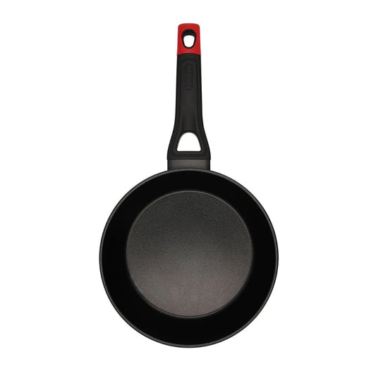 Pyrex OPTIMA - 24 cm aluminum frying pan with durable non-stick coating and ergonomic handle.