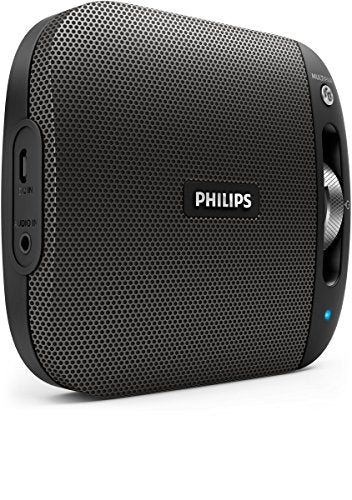 Philips BT2600B/00 portatīvais bezvadu Bluetooth skaļrunis (3 vati, Multipair) melns