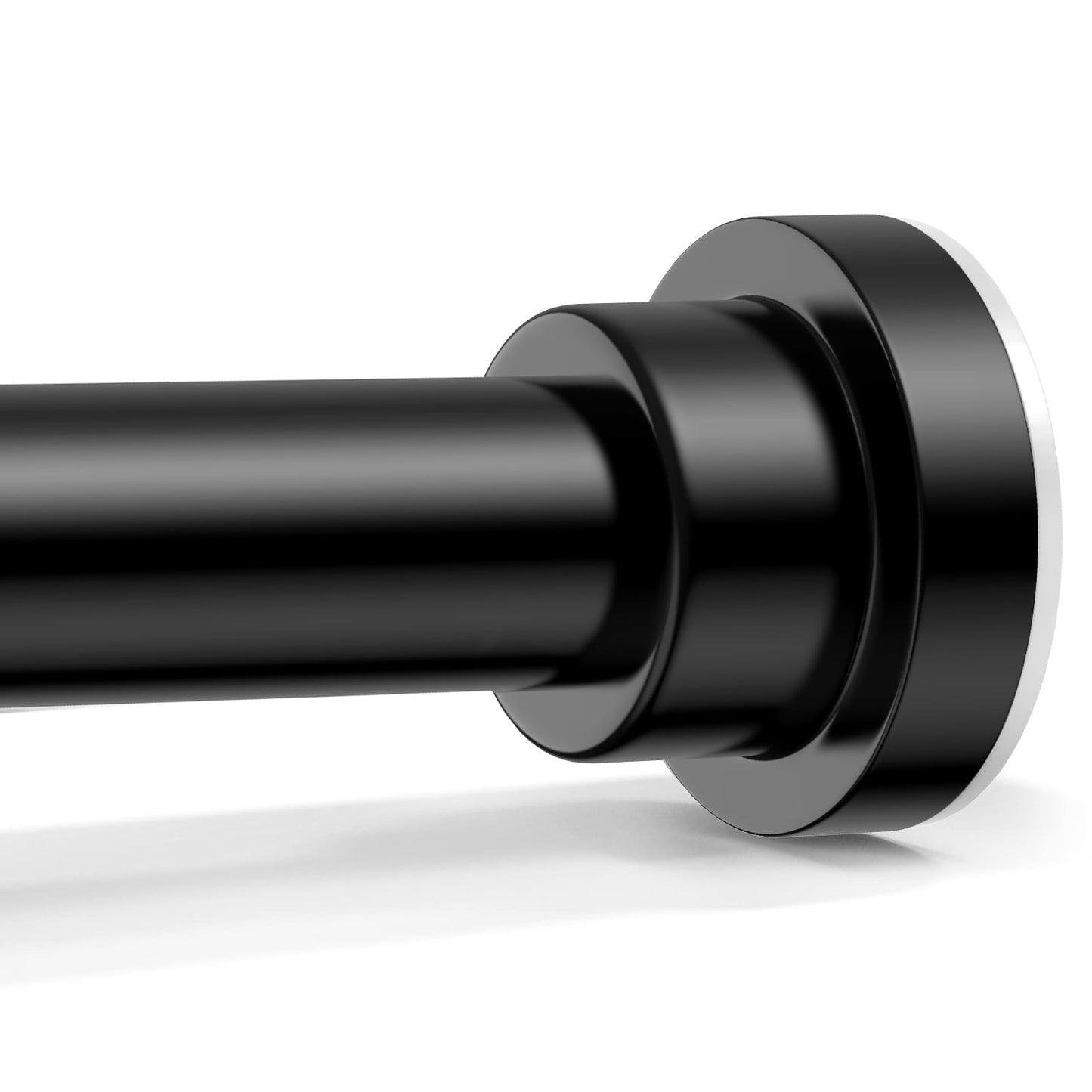 Aizspiežams dušas stienis no nerūsējošā tērauda 28mm, 76-340cm, bez urbšanas, balts