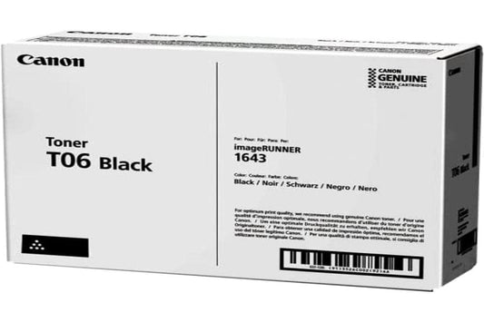 Canon T06 melns - 20,5k toneris priekš IR1643, melns, augstas kvalitātes drukāšanai.