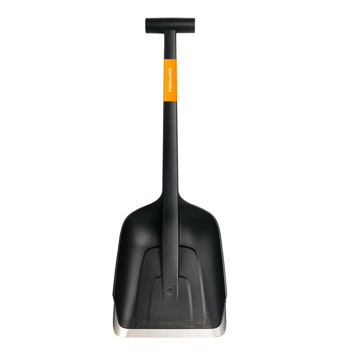 Fiskars Plus automašīnas sniega lāpsta, kompakta sniega lāpsta ar T veida rokturi un nerūsējošā tērauda malu, 63 cm, 1079857