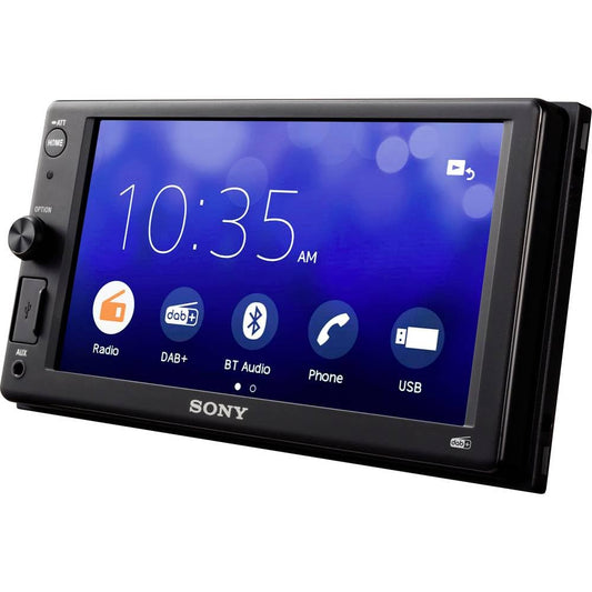 Sony XAV-1550ANT WebLink 2.0 DAB+ uztvērējs ar Bluetooth brīvroku zvanīšanai, navigācija caur viedtālruni | 6,2" displejs un regulēšanas poga