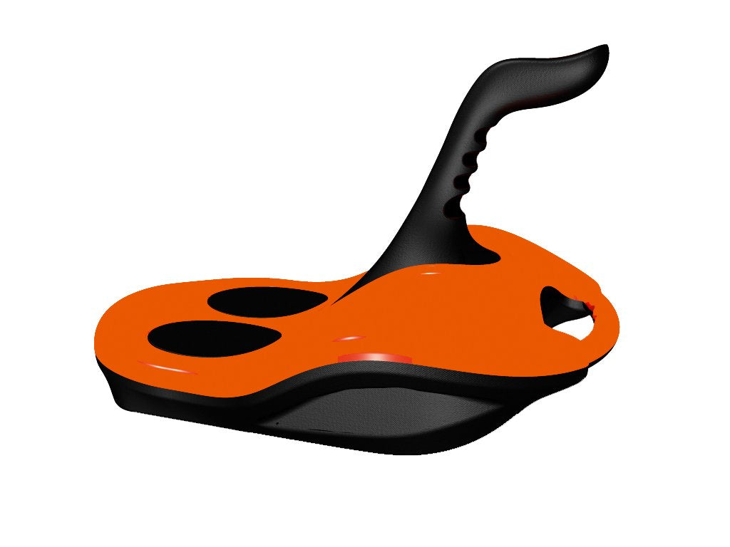 Bērnu ragavas Spartan Schlitten Zipfel Bob, oranžas, 55 x 41 x 16 cm, 1371