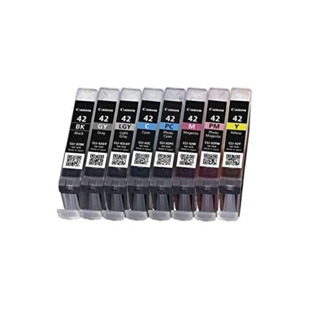 Canon CLI 42 Tintes kasetņu komplekts - oriģinālas BK/GY/LGY/C/M/Y/PC/PM kasetnes Pixma PRO100 PRO100S printeriem