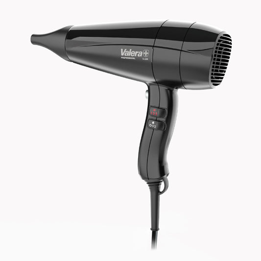 Valera, Swiss Light 3200, viegls profesionāls matu fēns, fēns ar 3 temperatūras līmeņiem un aukstuma pogu, noņemamu filtru, Super-Flex kabeli, 1600 W, Swiss Made