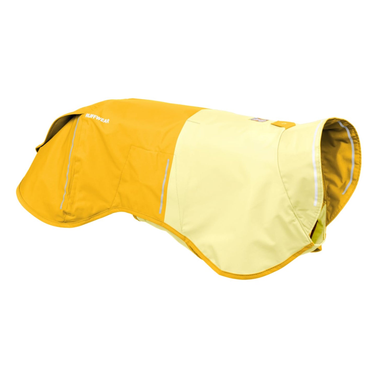 Suņu lietusjaka RUFFWEAR Sun Shower, X-Small, ūdensnecaurlaidīga, viegla, minerāldzeltena