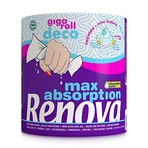 Papīra dvieļi RENOVA GIGAROLL DECO 1 rullis