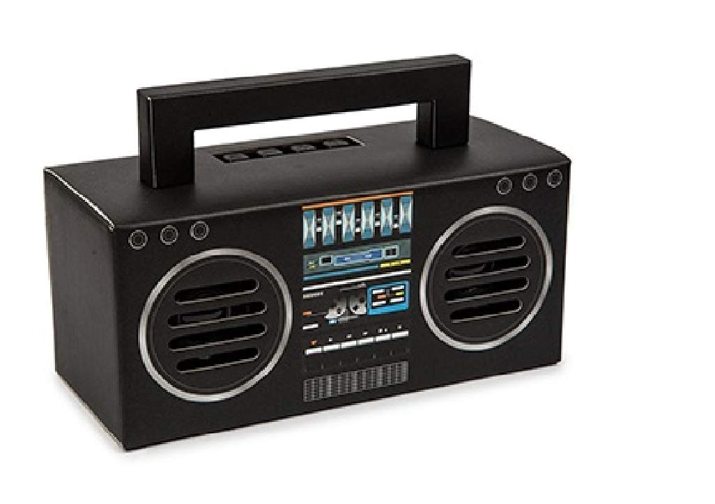Kooltech SPRC 016624 Bluetooth skaļrunis, dizaina radio kasešu, melns