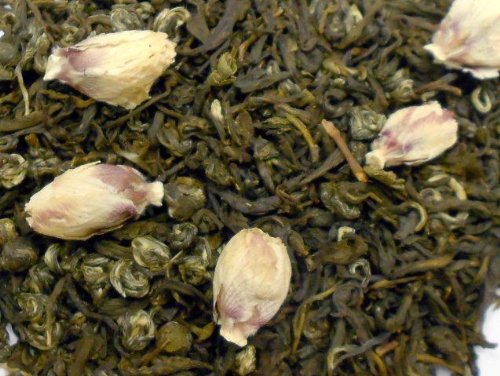 Baltais tējs Buddhas kleines Geheimnis ar baltajiem hibiska pumpuriem, persiku un jasmīna garšu, 500g
