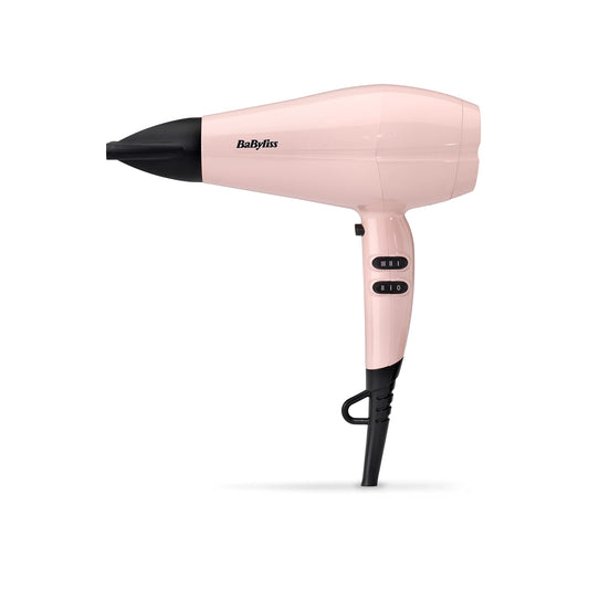 BaByliss Rose Blush matu fēns 2200 vati ar 3 temperatūras līmeņiem un 2 ātruma līmeņiem, 5337PRE