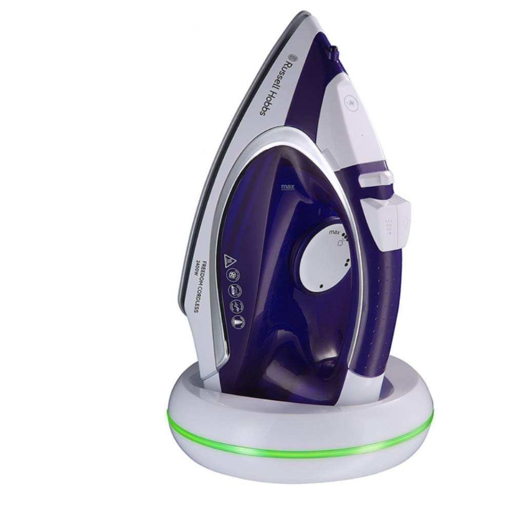 Russell Hobbs Supreme Steam Cordless Iron - 2400W, 135g/min steam boost, 300ml capacity, ceramic soleplate, 25s heat-up time