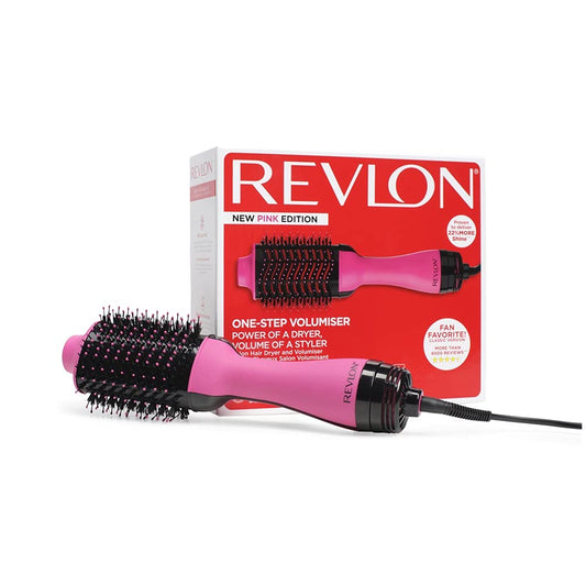 Revlon Salon One-Step matu žāvētājs un apjoma veidotājs – Jaunā rozā izdevumā (One-Step, IONU un KERAMIKAS TEHNOLOĢIJA, vidējiem līdz gariem matiem) RVDR5222PE