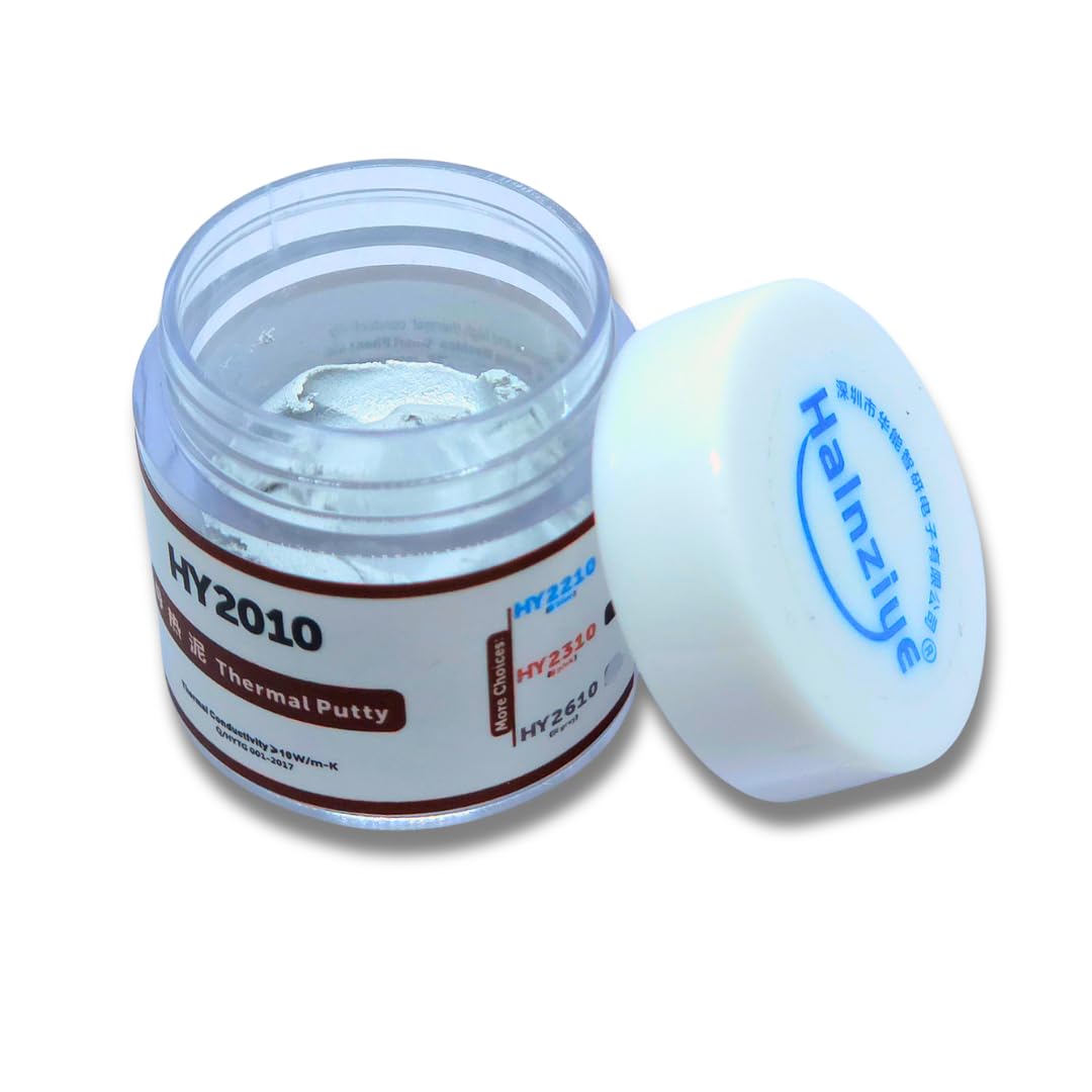 Termoputty Halnziye HY2610 (2010 Series) 10.0W/mK, termoputty/liquid thermal pad, 20g ar lāpstiņu, termopadu alternatīva