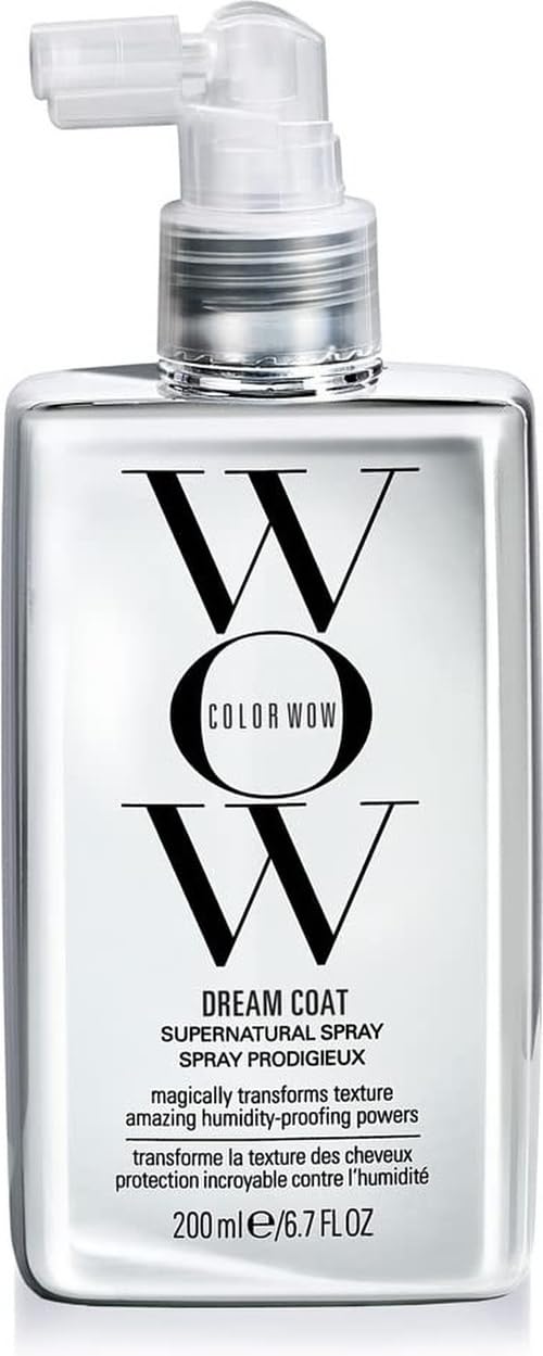 Pretspurizs aerosols COLOR WOW Dream Coat Supernatural Spray, anti-frizz aizsardzība pret mitrumu, 200 ml