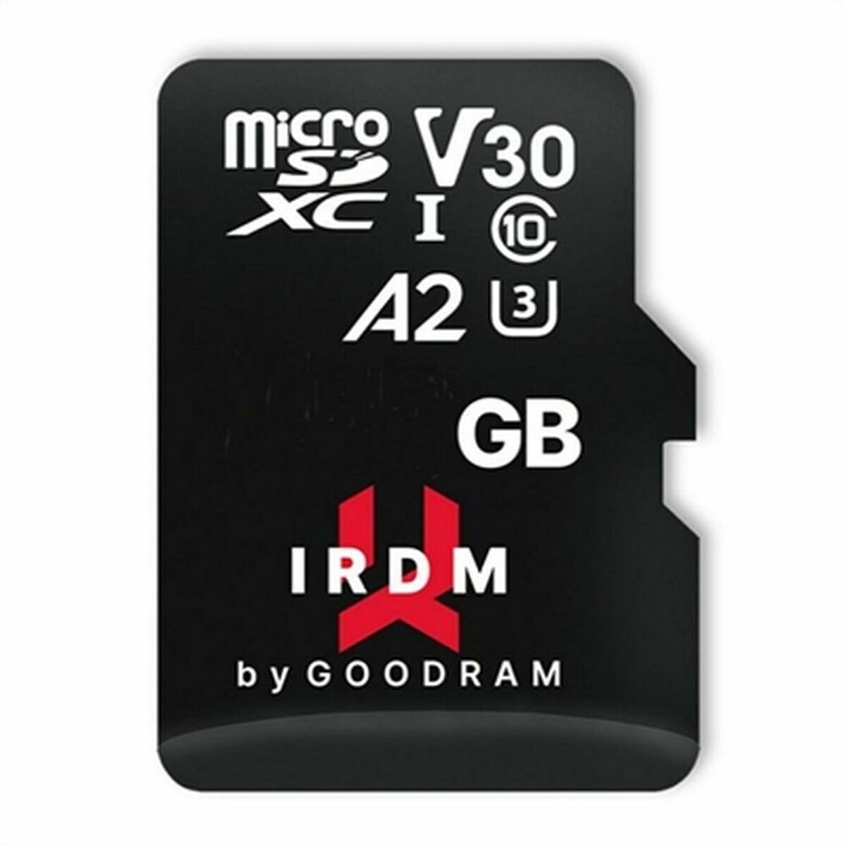 goodram ātrā atmiņas karte IRDM - SD karte 64GB M2AA UHS-I U3 A2 V30 Micro SDXC ar adapteri 170/120MB/s - augsta veiktspēja - ātra un uzticama - Micro SD atmiņas karte