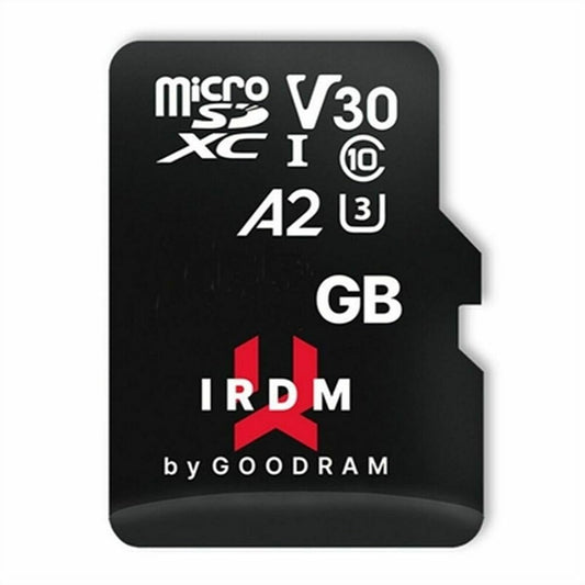 goodram ātrā atmiņas karte IRDM - SD karte 64GB M2AA UHS-I U3 A2 V30 Micro SDXC ar adapteri 170/120MB/s - augsta veiktspēja - ātra un uzticama - Micro SD atmiņas karte