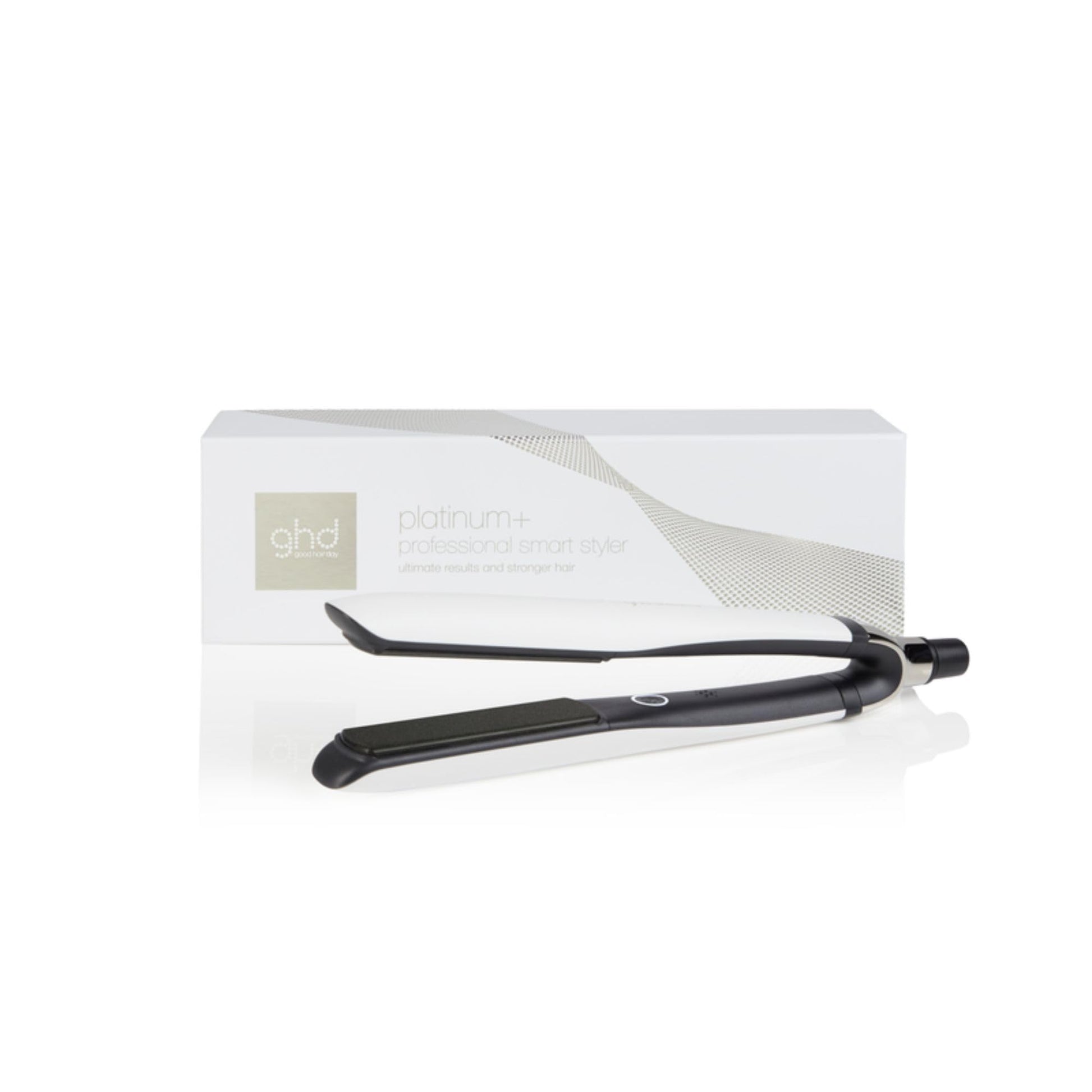 ghd platinum+ Glätteisen: Gudrākais stilizētājs, visiem matu tipiem, 26mm plāksnes, stiprāki mati, vairāk spīduma, 2x vairāk krāsas aizsardzības, nepārspējami stilizēšanas rezultāti, bez ekstremālas siltuma bojājumiem