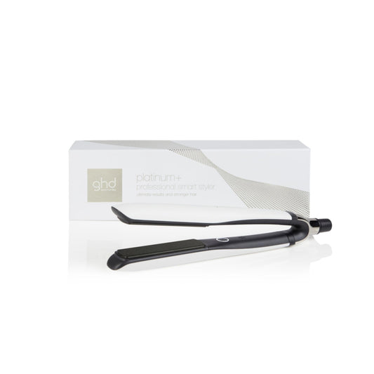 ghd platinum+ Glätteisen: Gudrākais stilizētājs, visiem matu tipiem, 26mm plāksnes, stiprāki mati, vairāk spīduma, 2x vairāk krāsas aizsardzības, nepārspējami stilizēšanas rezultāti, bez ekstremālas siltuma bojājumiem