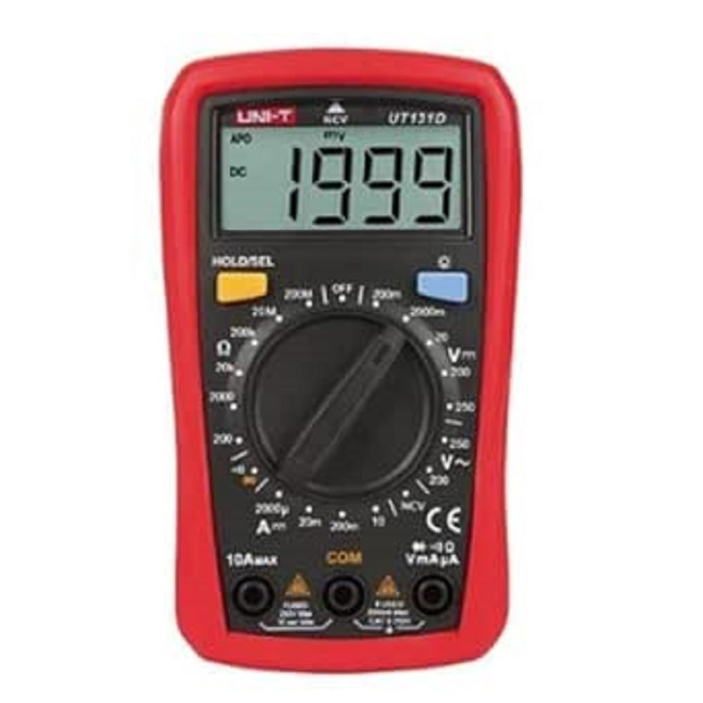 UNI-T UT131D serijas UT131 multimetrs, plaukstas izmērs, 200V-250V AC, 2000µA-10A