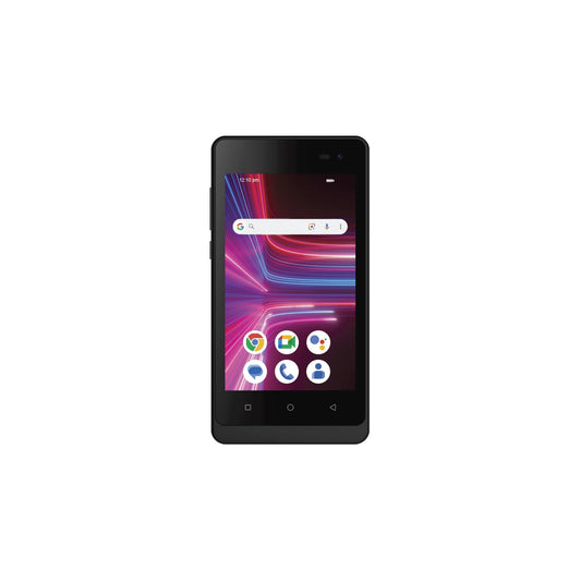 Logicom Mobilais tālrunis - sejas atpazīšana, 4" displejs, 8 GB, Dual Nano-SIM, Android 11, melns