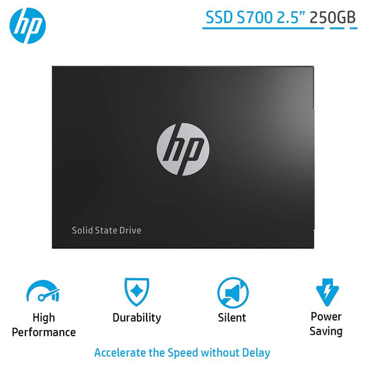 HP S700 250GB SSD - High-speed 2.5" solid-state drive for enhanced performance and reliability.