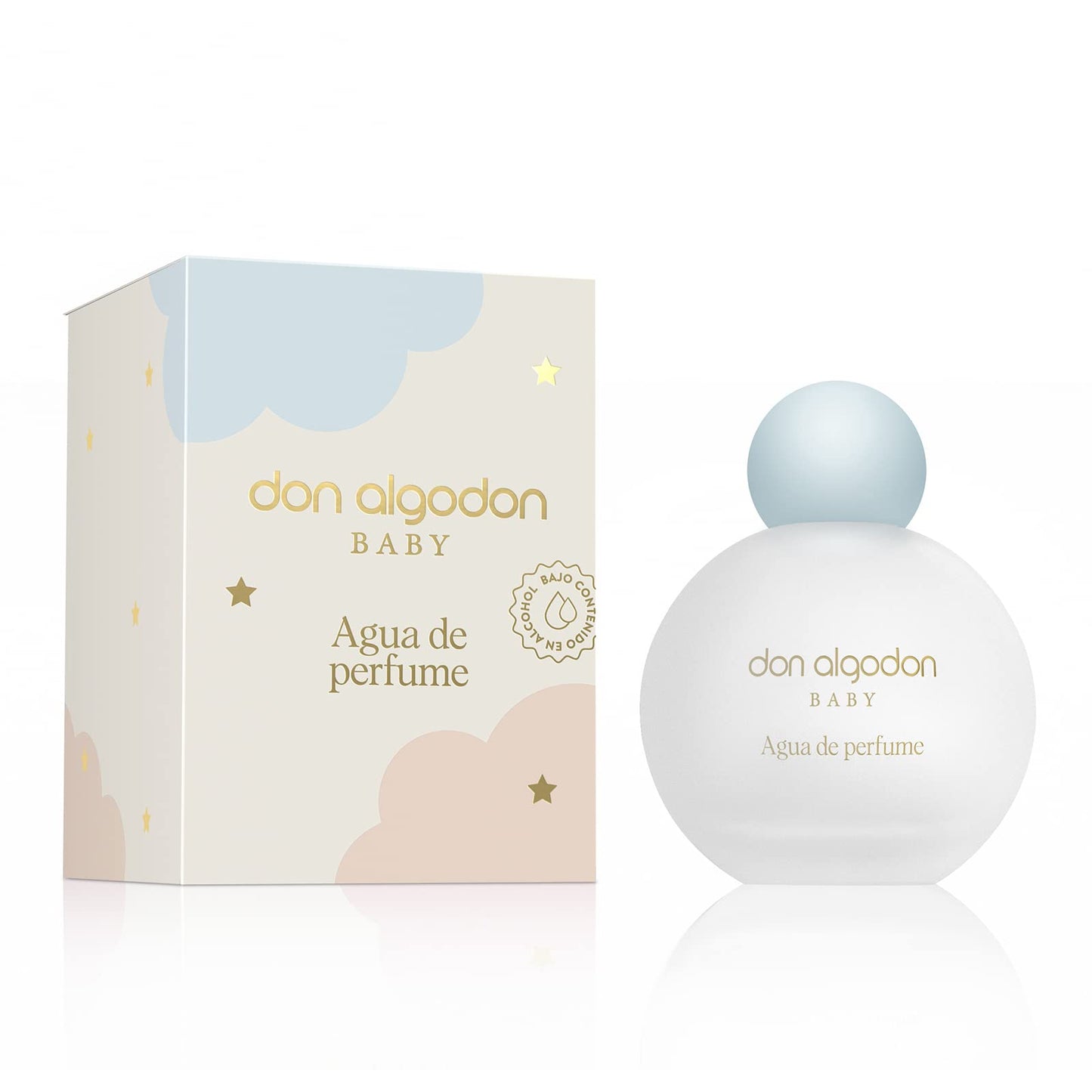 Bērnu parfīms Don Algodon Baby Eau de Parfum, 100 ml, 93% dabīgs, vegāns, ar mitrinošām sastāvdaļām