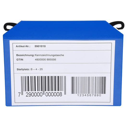 Krogu Gitterboks ar karabīni un magnētisko joslu, DIN A5, 25 gabali.