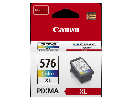 Canon CL-576XL krāsu tintes kasetne - augstas kvalitātes tintes, ilga kalpošanas laiks, saderīga ar Canon printeriem