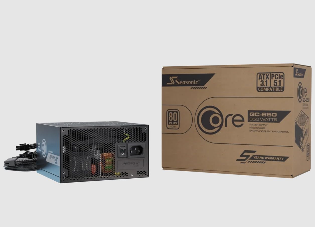 Barošanas bloks Seasonic Core GC-650 ATX3 650W (80+ Gold)