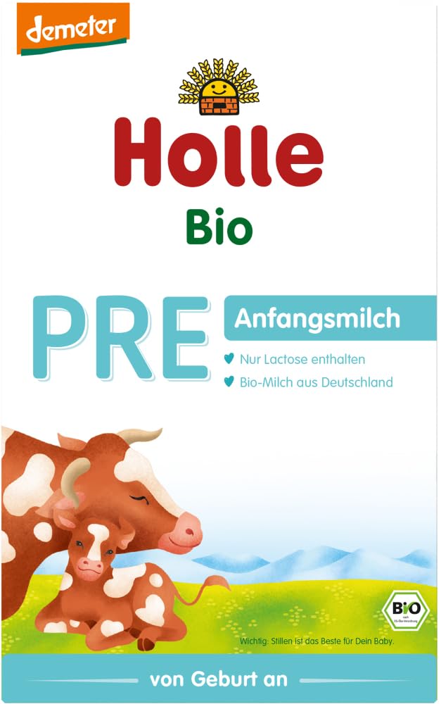 Zīdaiņu maisījums Holle Pre-Anfangsmilch 0,4 kg, 5 iepakojumi