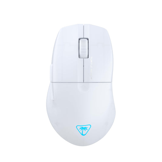 Turtle Beach Pure Air - Ļoti viegla, bezvadu RGB spēļu pele, 26 000 DPI sensors, 125h akumulatora darbības laiks, balta.