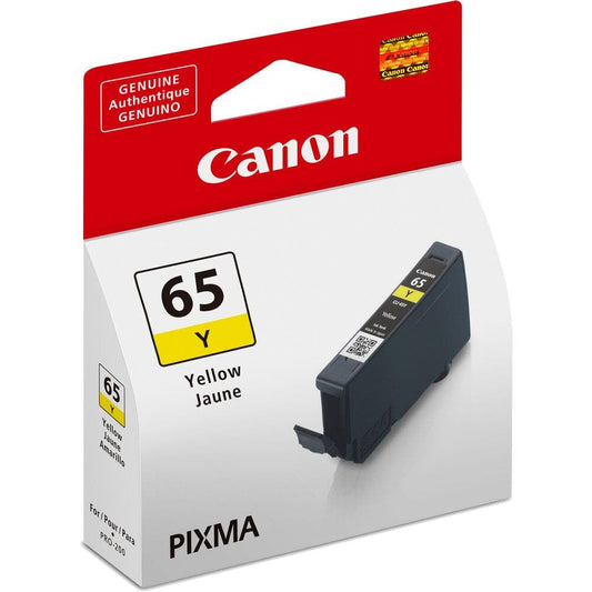 Canon CLI-65 Y - 12.6 ml yellow ink cartridge for PIXMA printers, original and high-quality printing solution.