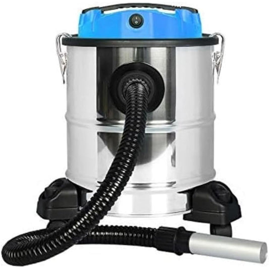 Bikain Dipremium Ash Vacuum Cleaner - Black and Blue, powerful suction, ideal for ash and fine dust removal.