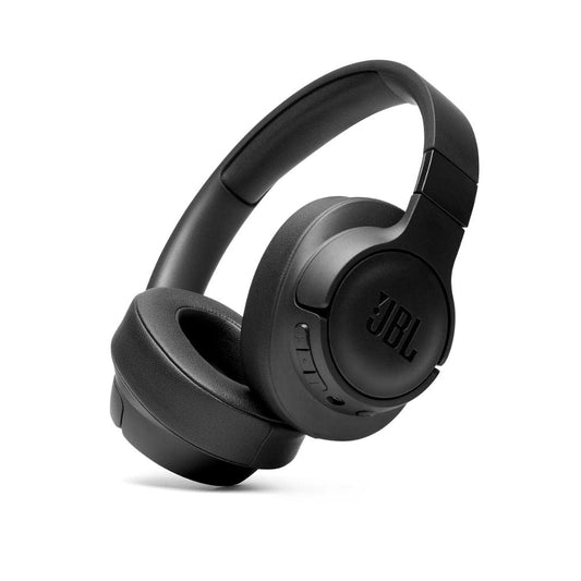 JBL Tune 710 BT - bezvadu austiņas ar JBL Pure Bass, melnā krāsā, 50 stundu akumulatora darbības laiks.